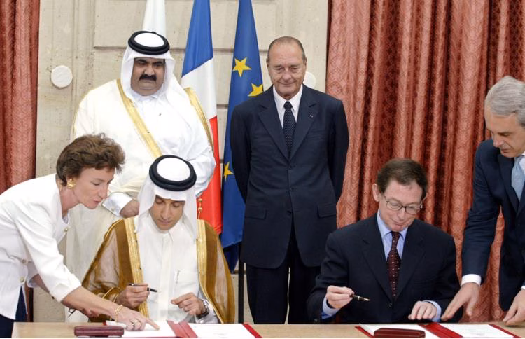 حمد بن خليفة وشيراك