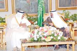 في مزرعة خادم الحرمين الشريفين بالجنادرية.. أمير قطر يبحث مع العاهل السعودي العلاقات الثنائية وتطورات فلسطين