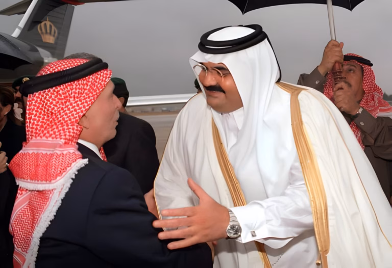 حمد بن حليفة والحسين بن طلال