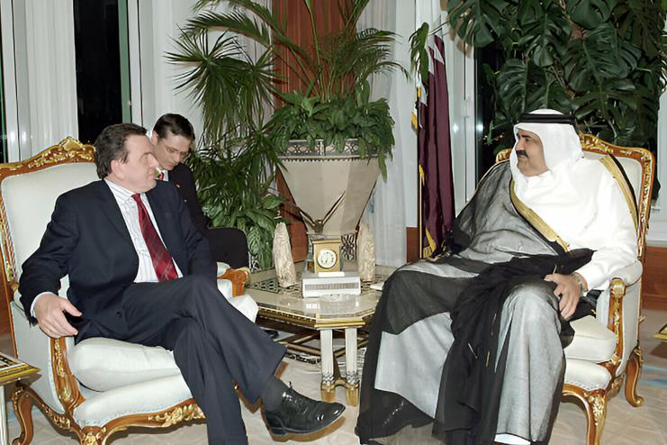 حمد بن خليفة وشرودر