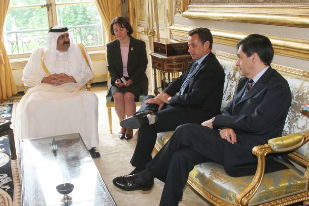 حمد بن جاسم وساركوزي