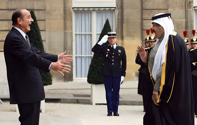 حمد بن خليفة وشيراك