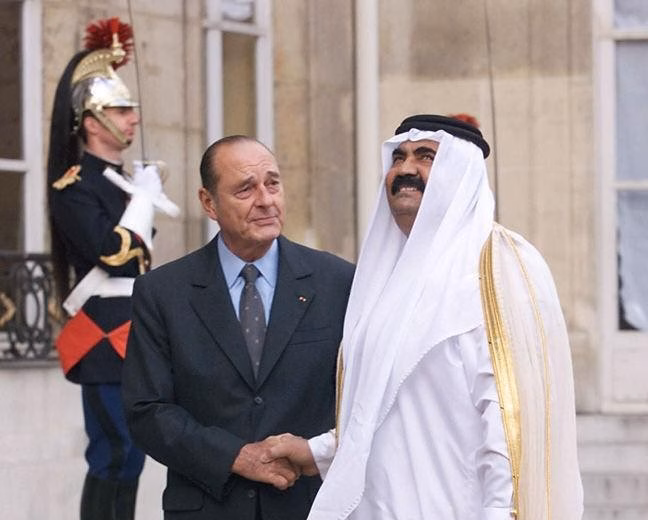 حمد بن خليفة وشيراك