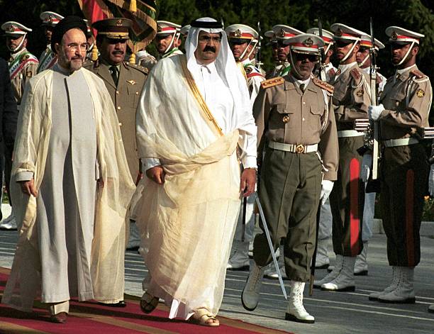 حمد بن خليفة ومحمد خاتمي