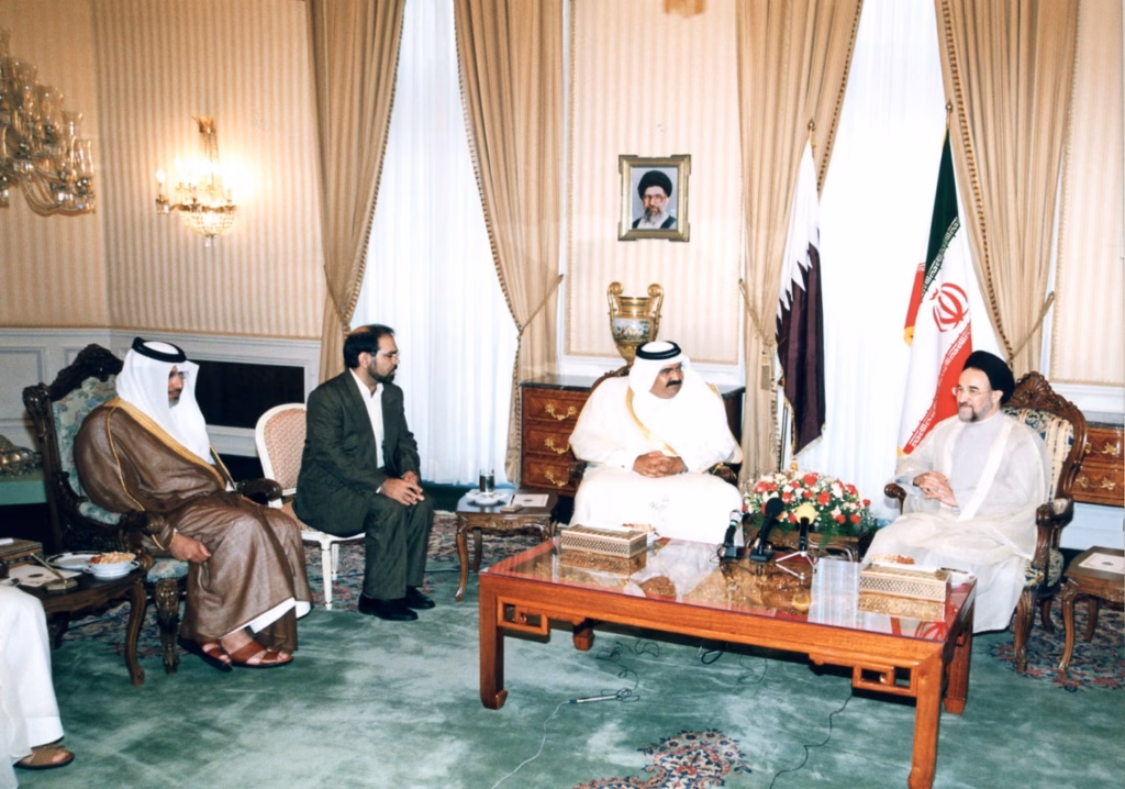 حمد بن خليفة ومحمد خاتمي