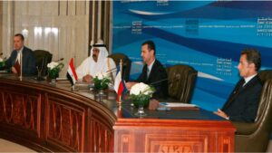 خلال المؤتمر الختامي للقمة الرباعية في دمشق.. أمير قطر: لا توجد مشاكل مع إيران ومستعدون لبذل الجهود في دارفور