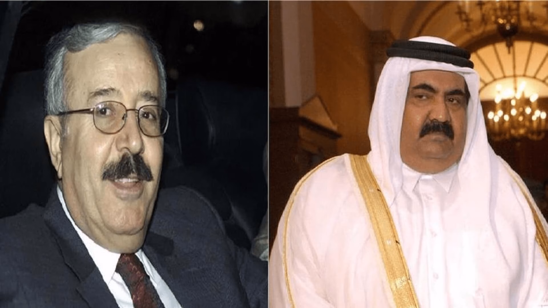 حمد بن خليفة وناجي صبري