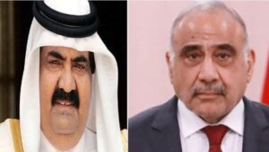 خلال استقباله في الدوحة.. أمير قطر يبحث مع عبد المهدي تطورات الأوضاع في العراق