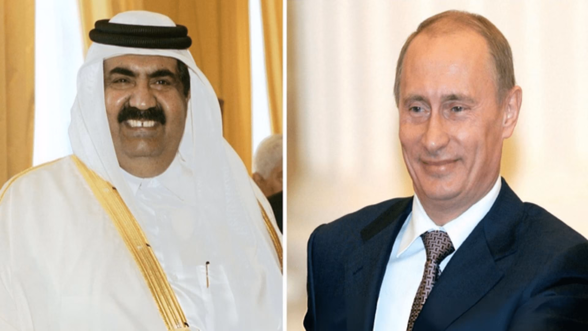 حمد بن خليفة وبوتين