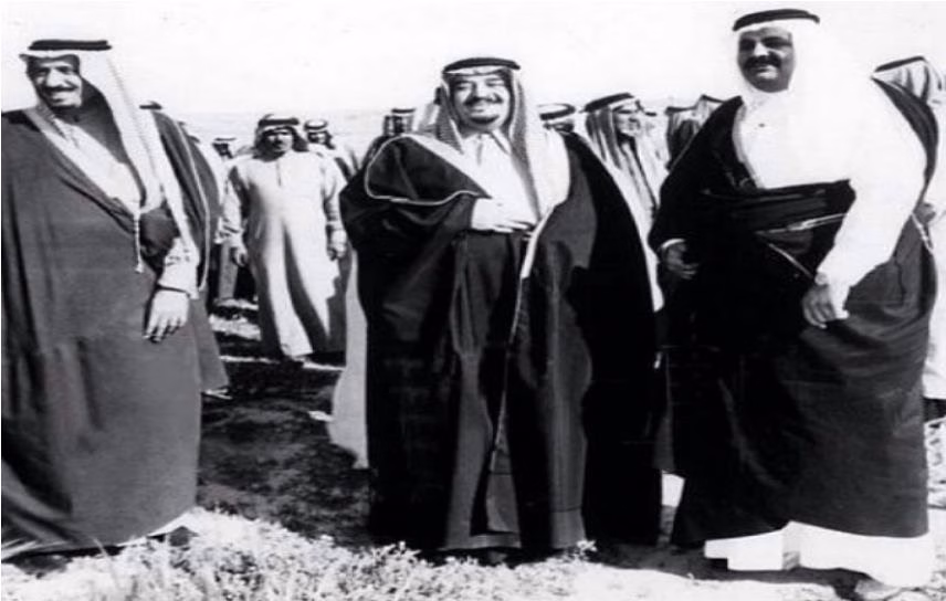 حمد بن خليفة وسلمان بن عبد العزيز