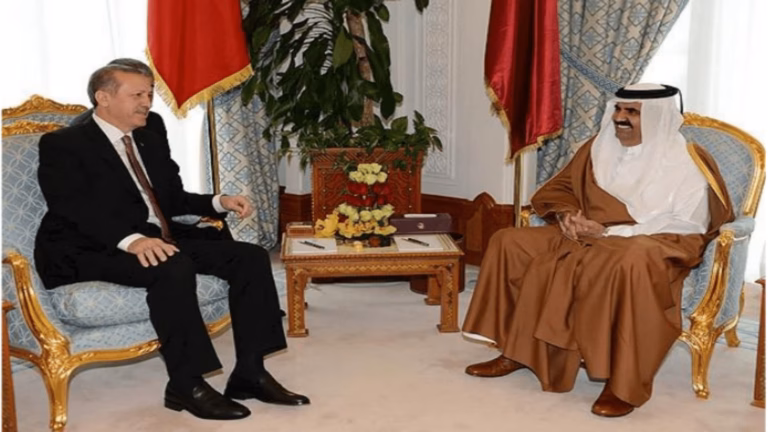 حمد بن خليفة وأردوغان