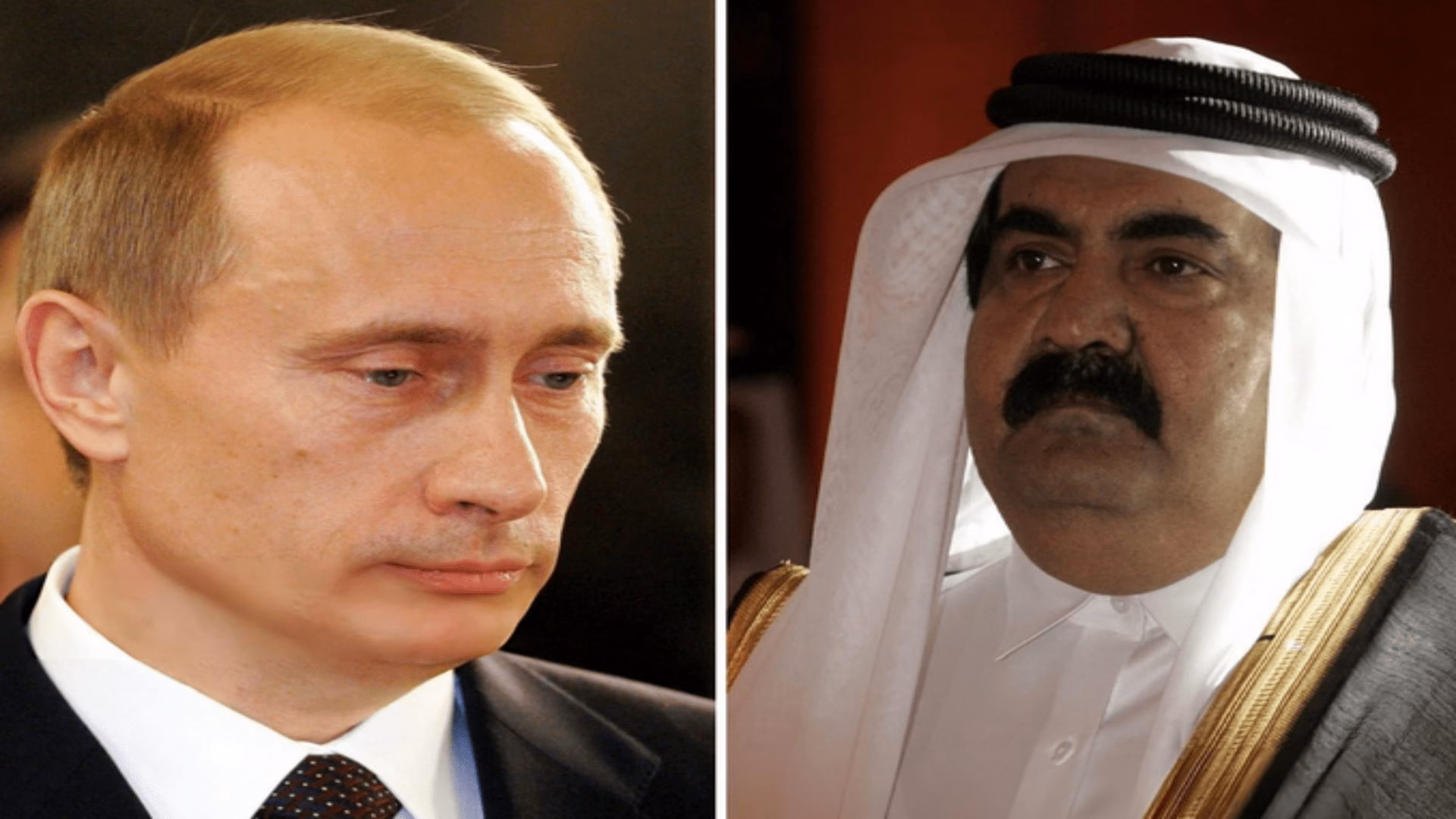 حمد بن خليفة وبوتين