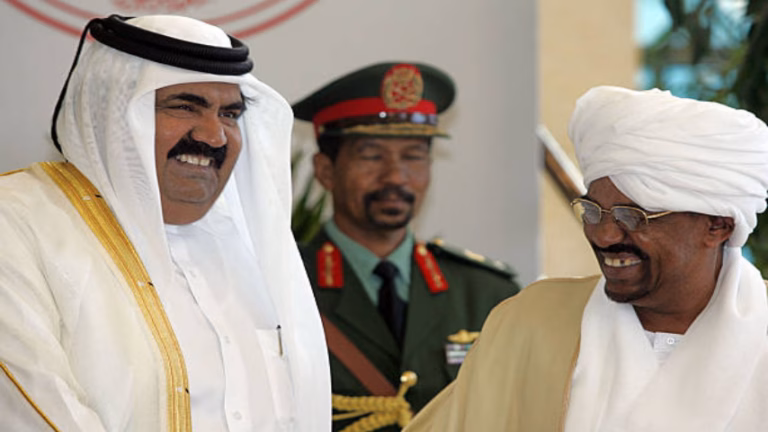 حمد بن خليفة والبشير