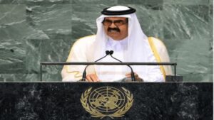 خلال كلمته بالأمم المتحدة.. أمير قطر يدعو إلى نشر قوات عربية في سوريا لوقف القتال