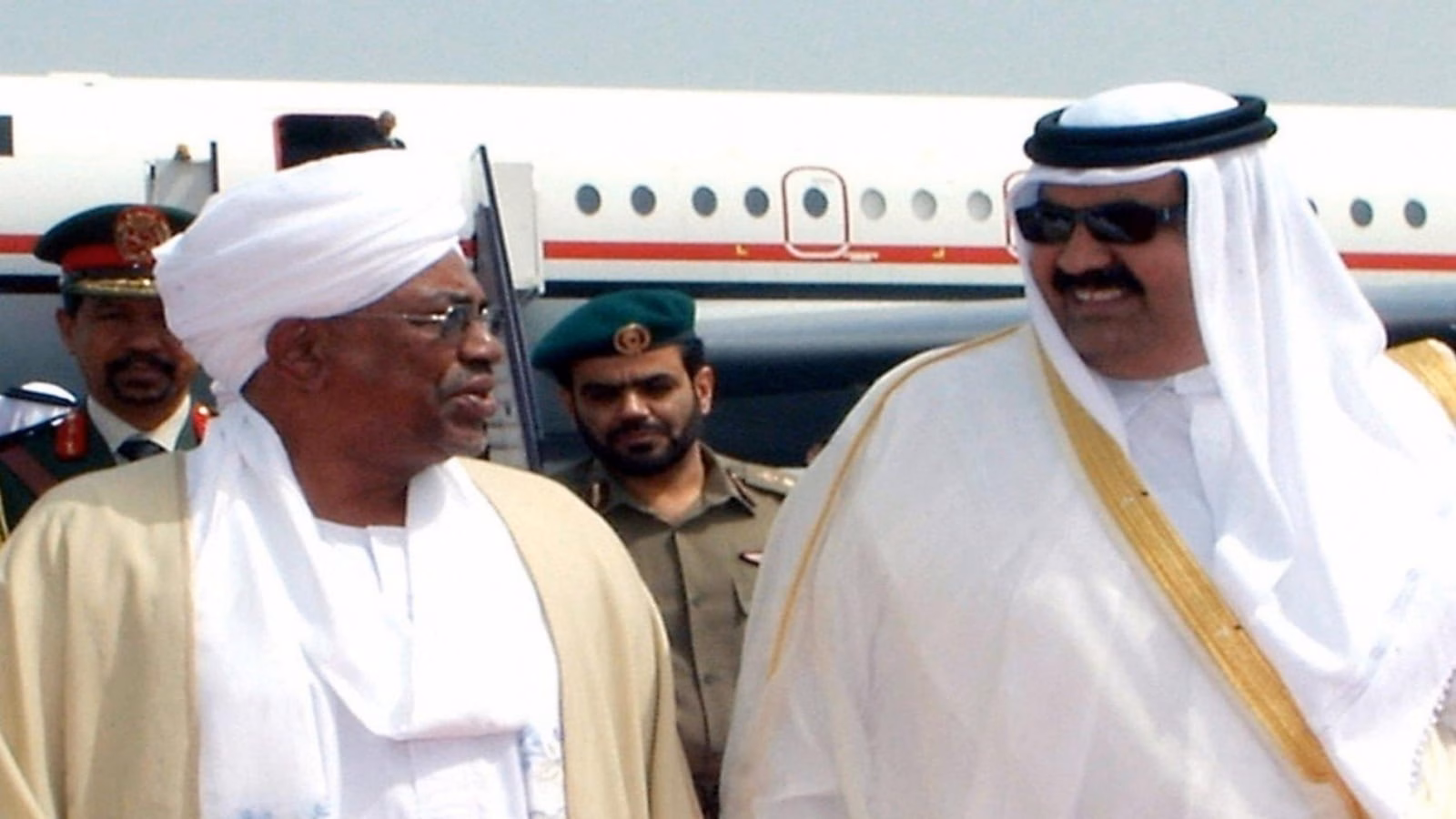 حمد بن خليفة والبشير