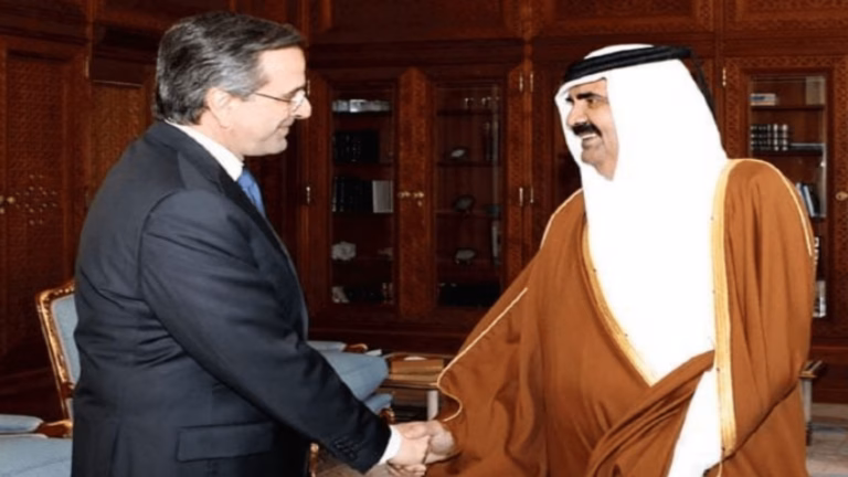 حمد بن خليفة و أنتونيوس ساماراس