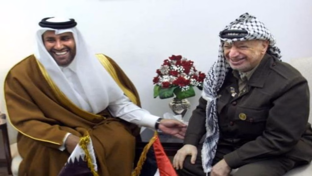 حمد بن جاسم وياسر عرفات