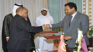 برعاية أمير قطر  .. الدوحة تشهد توقيع مذكرة تفاهم بين السودان وإريتريا بعد سنوات من القطيعة بين البلدين ..