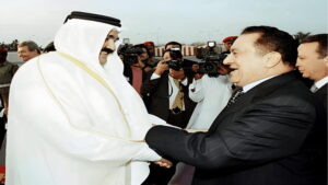 بعد استقبال مبارك في الدوحة .. أمير قطر والرئيس المصري يدعوان لتكتل اقتصادي عربي