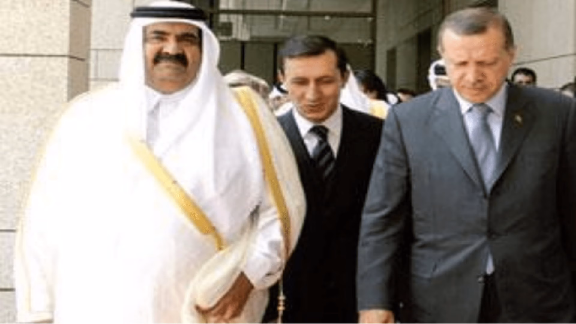 حمد بن خليفة وأردوغان