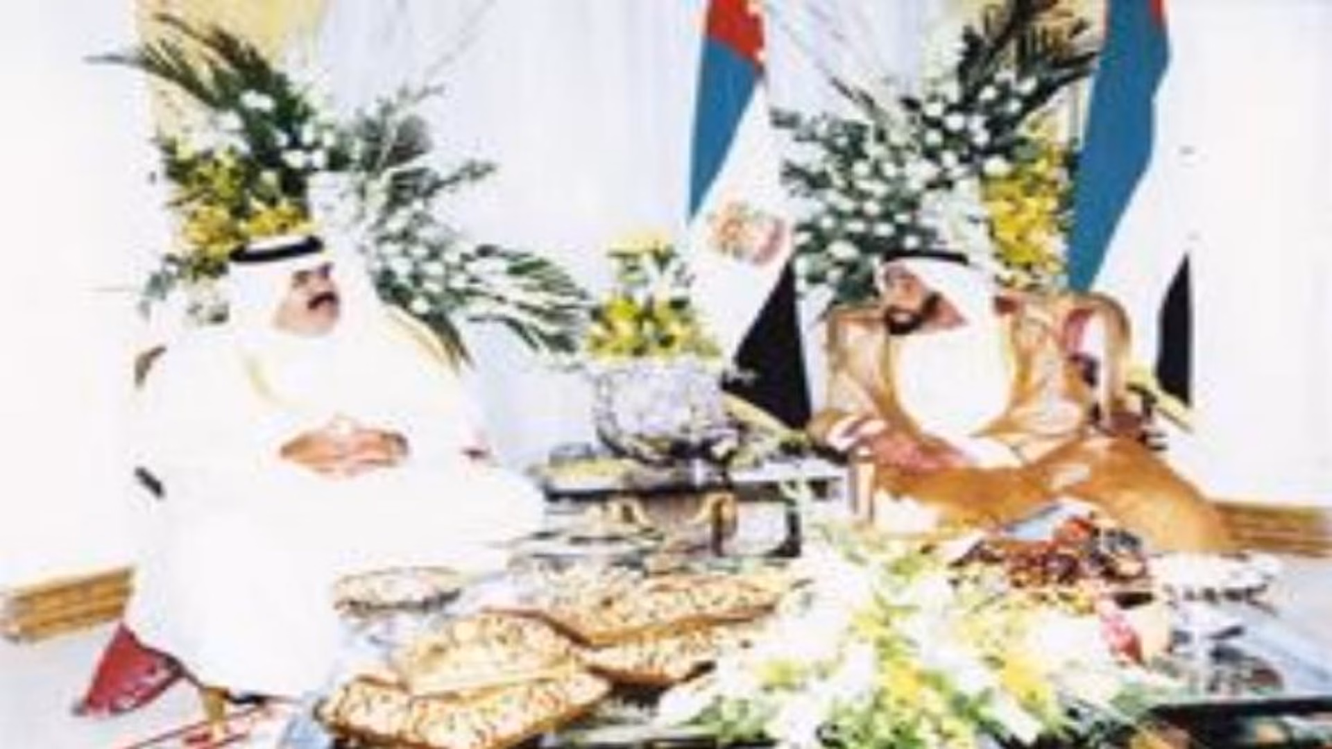 حمد بن خليفة وزايد بن سلطان