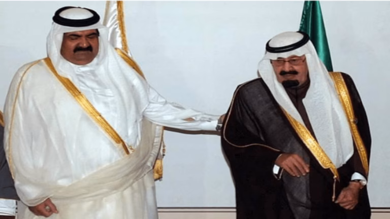 حمد بن خليفة وعبد الله بن عبد العزيز