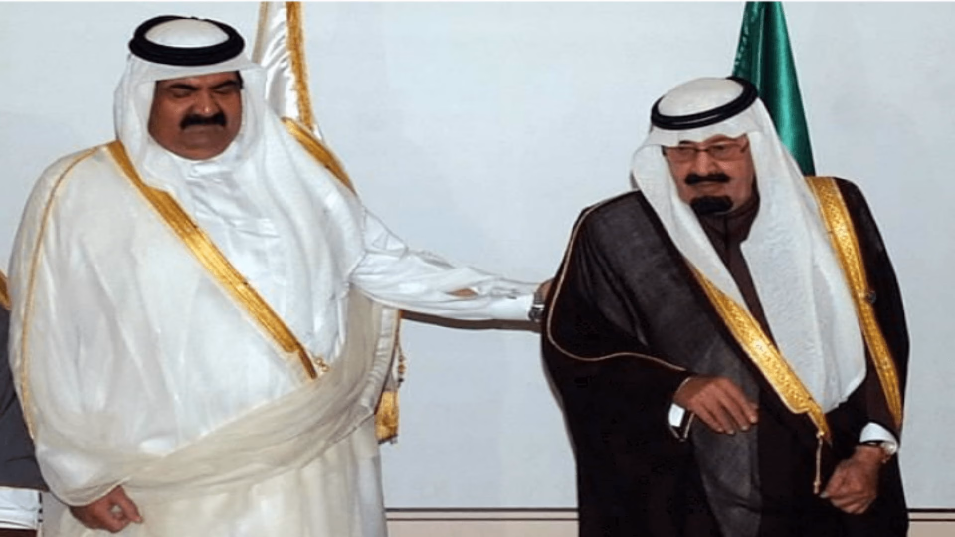 حمد بن خليفة وعبد الله بن عبد العزيز