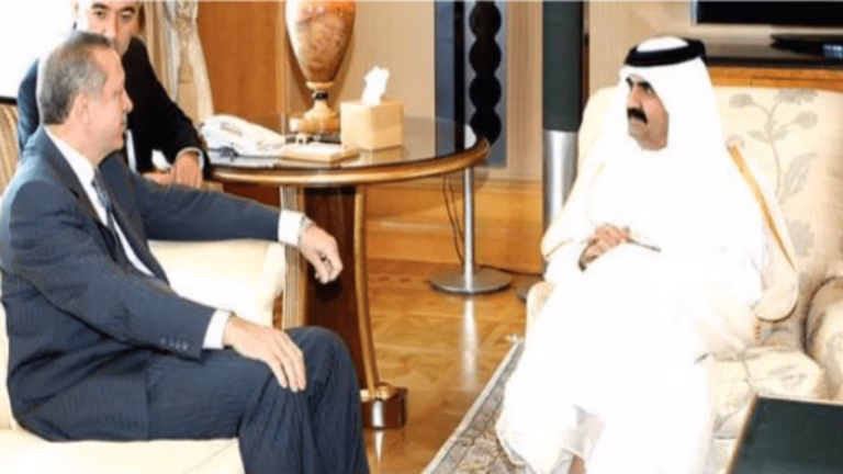 حمد بن خليفة وأردوغان