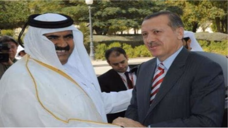 حمد بن خليفة وأردوغان