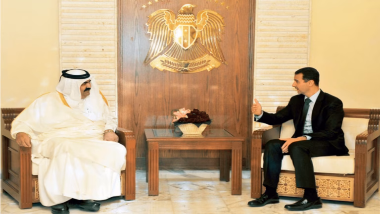 حمد بن جاسم وبشار الأسد