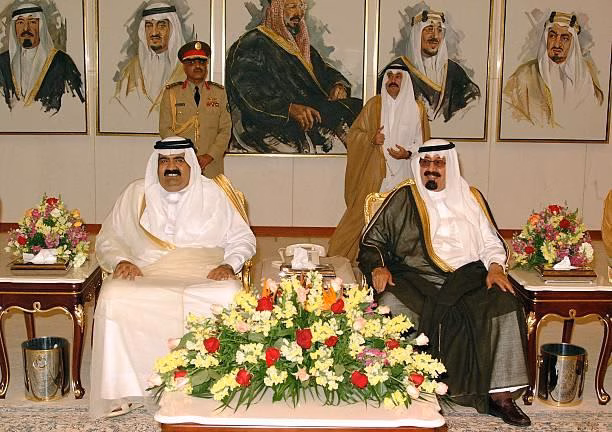 حمد بن خليفة وعبد الله بن عبد العزيز