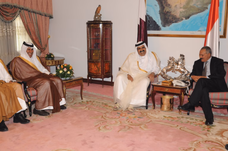 سمو الأمير الشيخ حمد بن خليفة آل ثاني يزور الجمهورية اليمنية