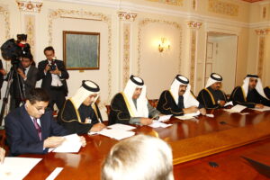 سمو الأمير الشيخ حمد بن خليفة آل ثاني يزور الاتحاد الروسي