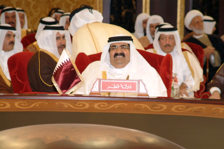 سمو الأمير الشيخ حمد بن خليفة آل ثاني يشارك في القمة الخليجية الخامسة والعشرين في المنامة
