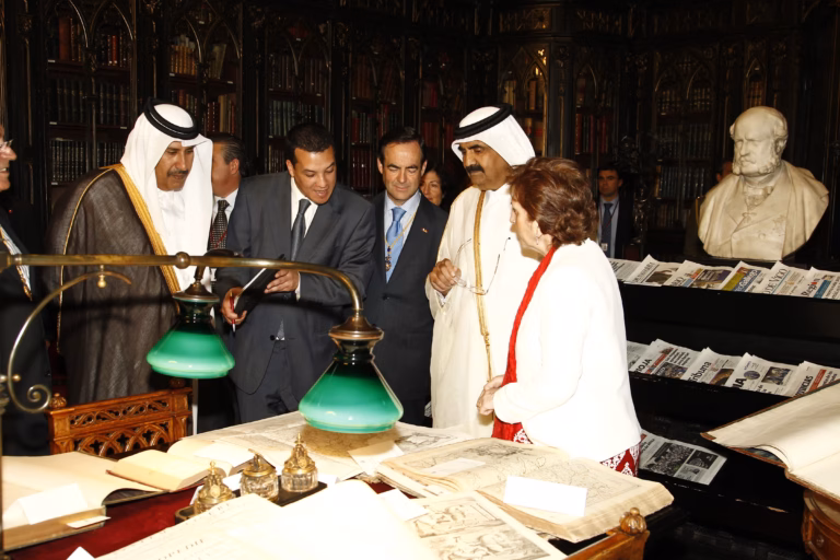 سمو الأمير الشيخ حمد بن خليفة آل ثاني يزور مملكة إسبانيا