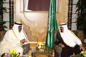 سمو الأمير الشيخ حمد بن خليفة آل ثاني يزور المملكة العربية السعودية