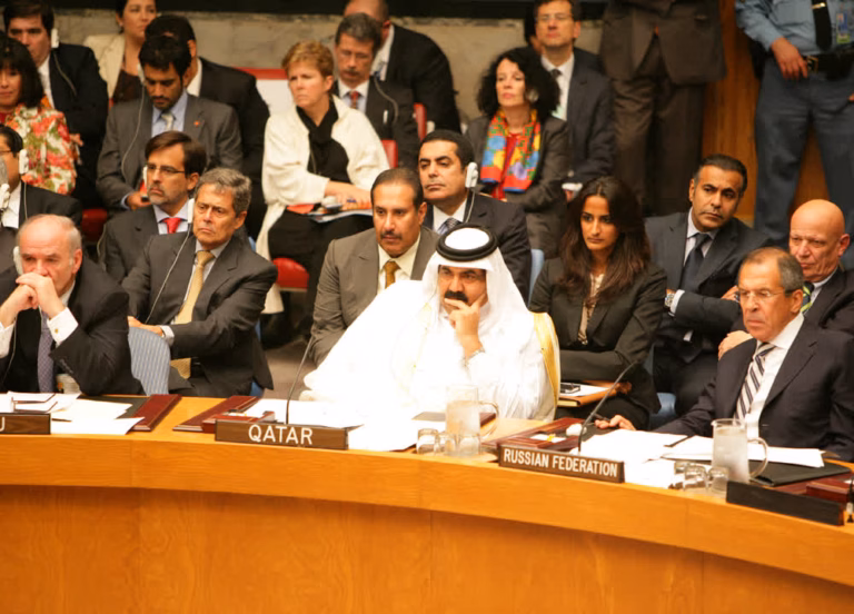 سمو الأمير الشيخ حمد بن خليفة آل ثاني يشارك في افتتاح الدورة الثانية والستين للجمعية العامة للأمم المتحدة في نيويورك